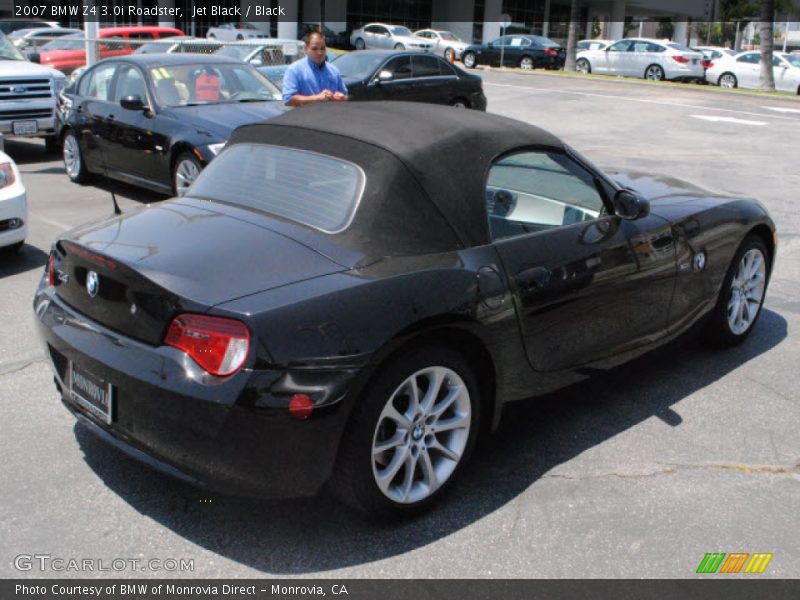 Jet Black / Black 2007 BMW Z4 3.0i Roadster