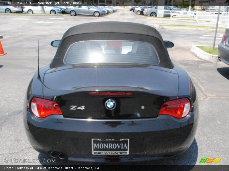Jet Black / Black 2007 BMW Z4 3.0i Roadster