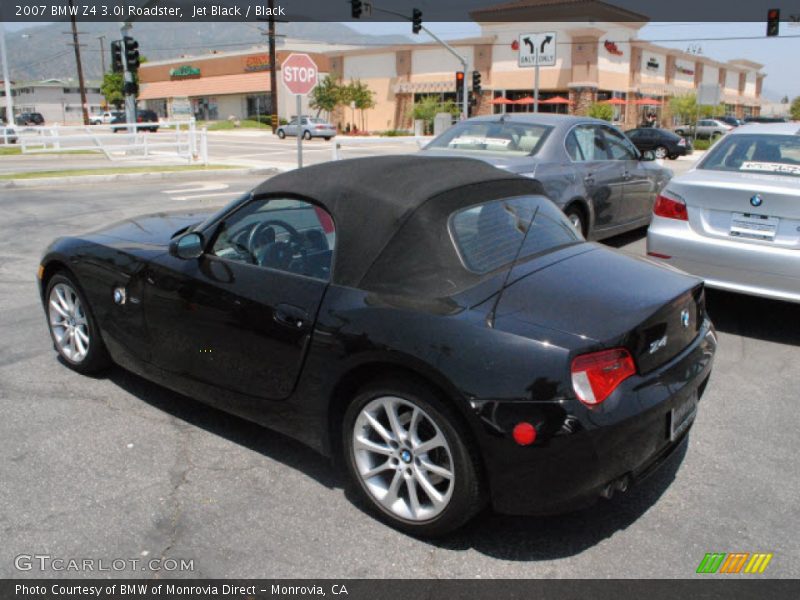 Jet Black / Black 2007 BMW Z4 3.0i Roadster