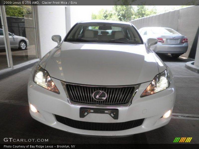 Glacier Frost Mica / Ecru 2009 Lexus IS 250 AWD