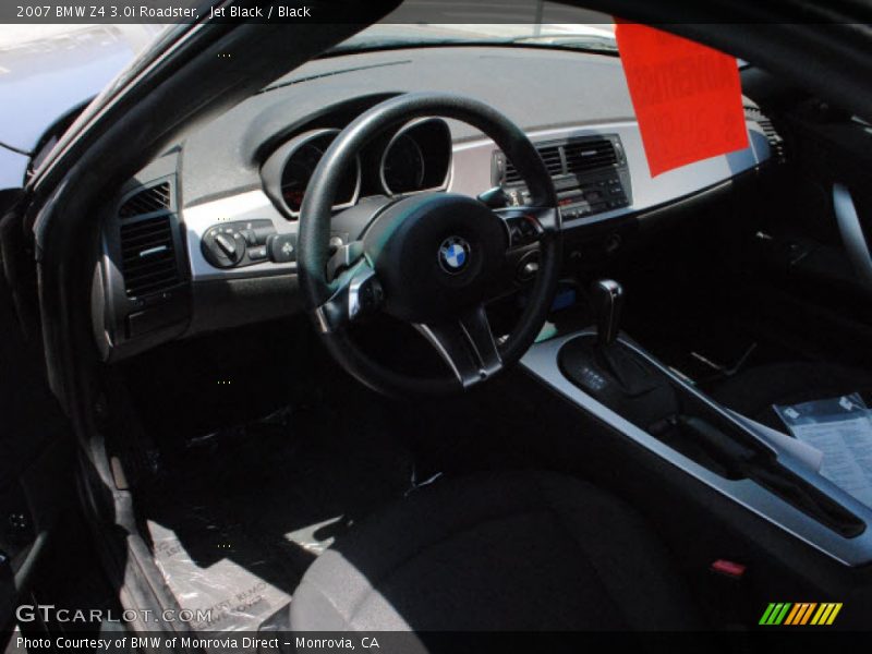 Jet Black / Black 2007 BMW Z4 3.0i Roadster