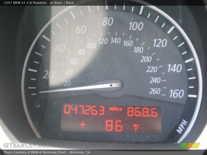 Jet Black / Black 2007 BMW Z4 3.0i Roadster