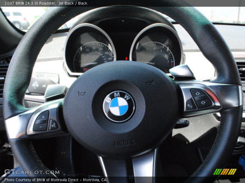 Jet Black / Black 2007 BMW Z4 3.0i Roadster