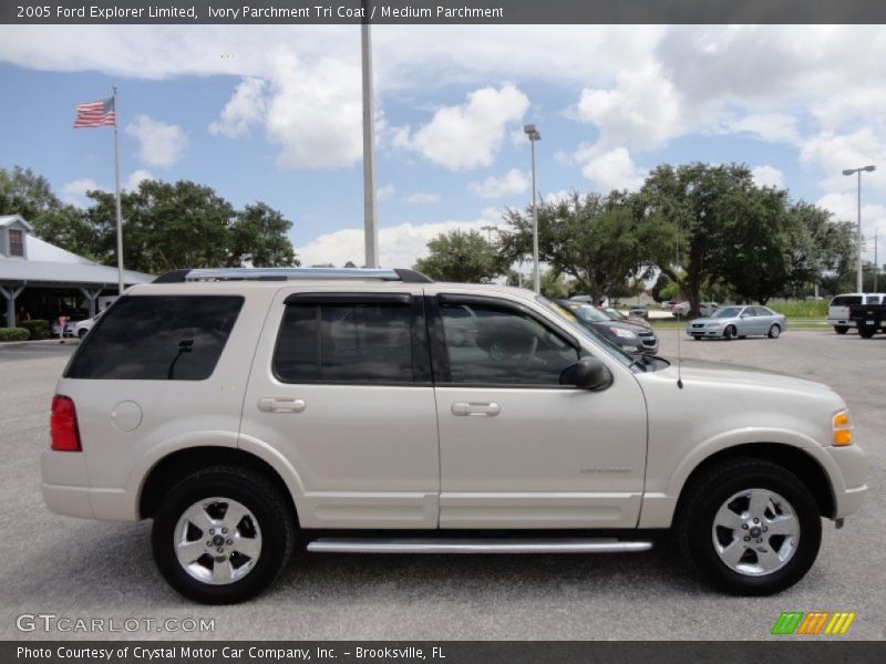  2005 Explorer Limited Ivory Parchment Tri Coat
