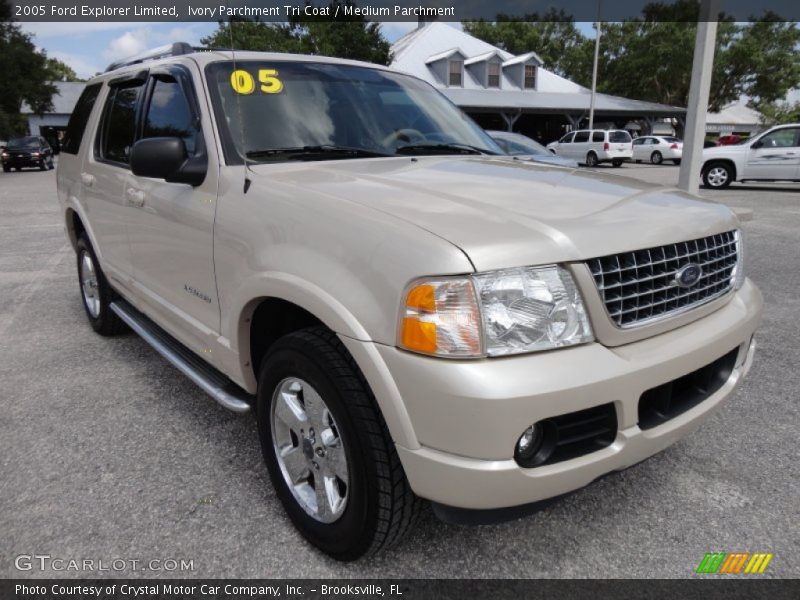 Ivory Parchment Tri Coat / Medium Parchment 2005 Ford Explorer Limited