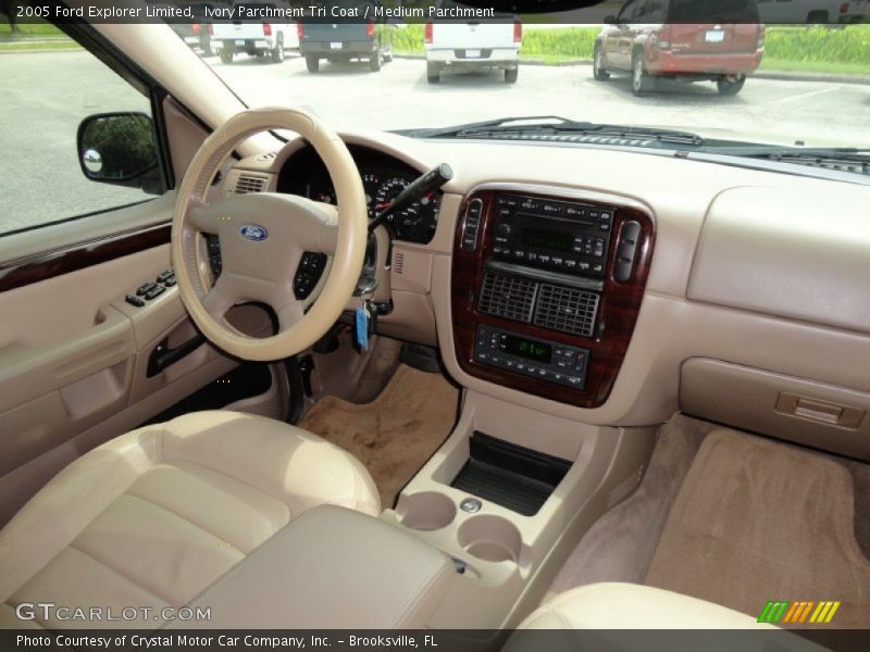 Ivory Parchment Tri Coat / Medium Parchment 2005 Ford Explorer Limited