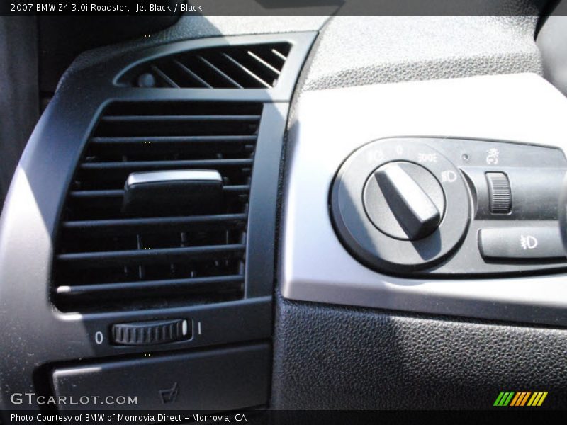 Jet Black / Black 2007 BMW Z4 3.0i Roadster