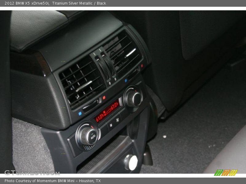 Titanium Silver Metallic / Black 2012 BMW X5 xDrive50i
