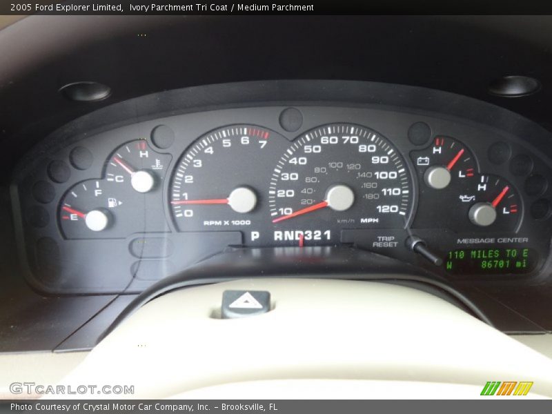  2005 Explorer Limited Limited Gauges