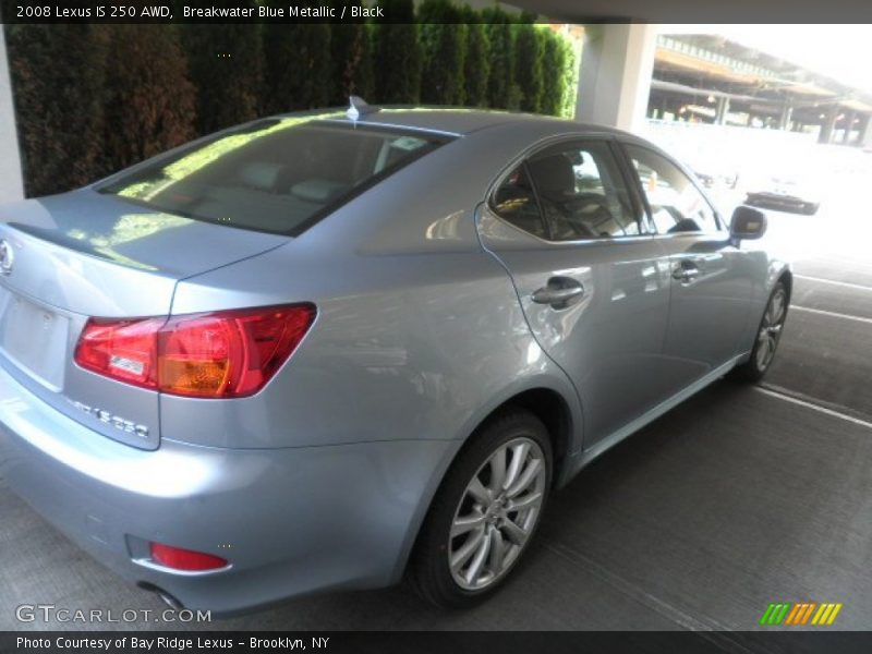 Breakwater Blue Metallic / Black 2008 Lexus IS 250 AWD