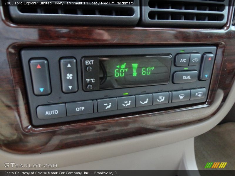 Controls of 2005 Explorer Limited