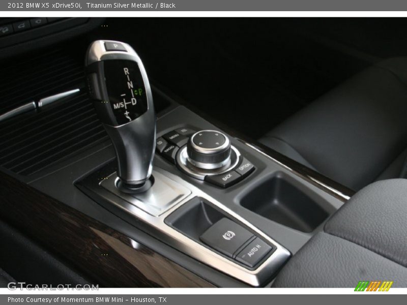 Titanium Silver Metallic / Black 2012 BMW X5 xDrive50i