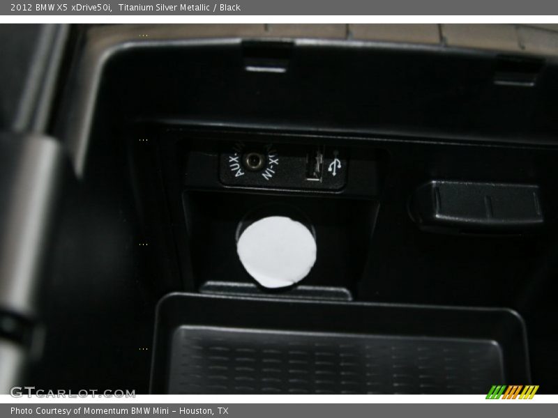 Titanium Silver Metallic / Black 2012 BMW X5 xDrive50i