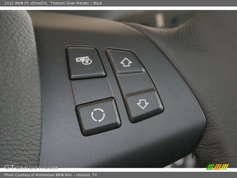 Titanium Silver Metallic / Black 2012 BMW X5 xDrive50i