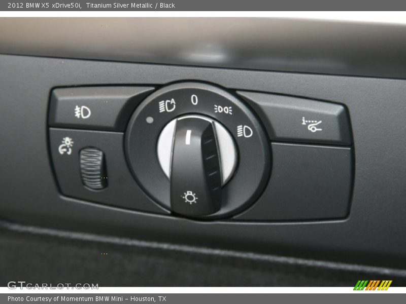 Titanium Silver Metallic / Black 2012 BMW X5 xDrive50i