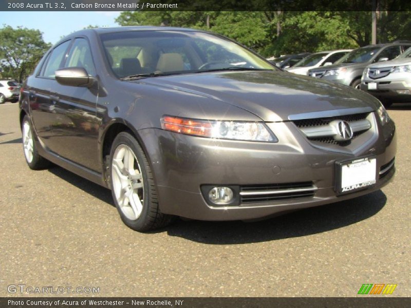 Carbon Bronze Metallic / Parchment 2008 Acura TL 3.2