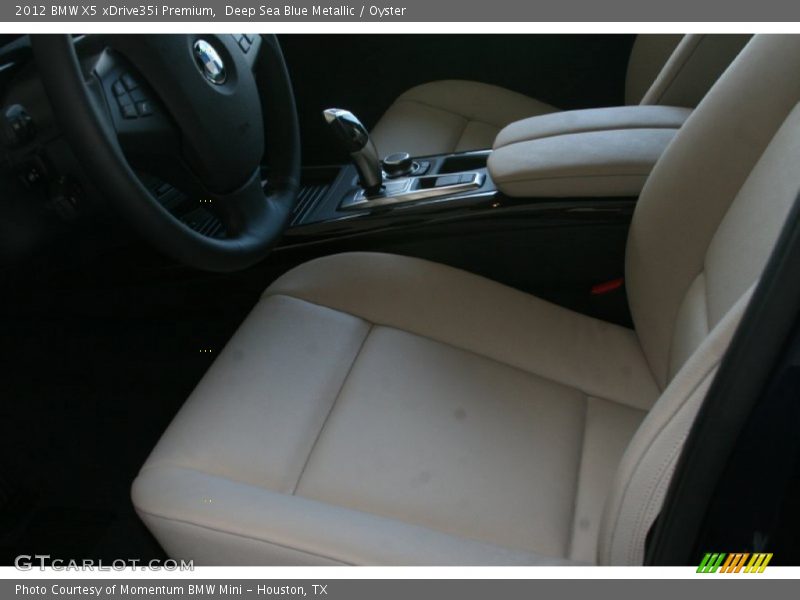Deep Sea Blue Metallic / Oyster 2012 BMW X5 xDrive35i Premium