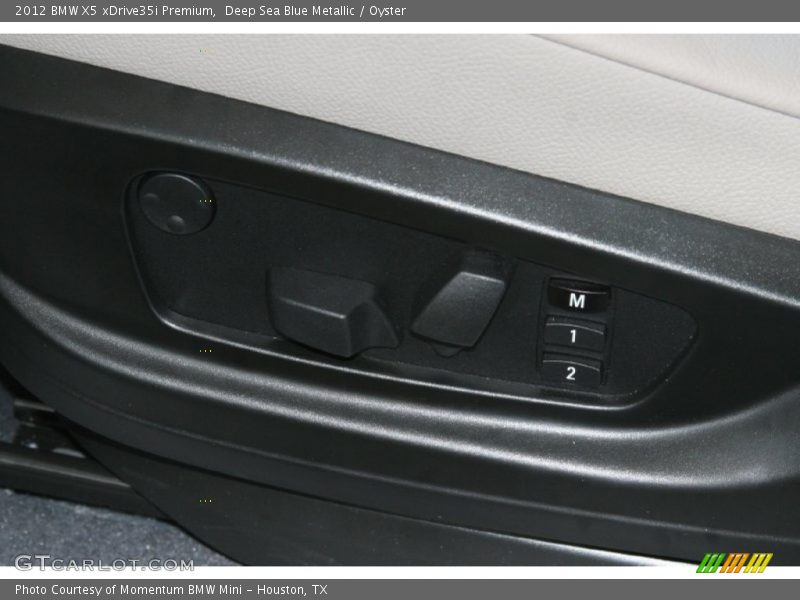 Deep Sea Blue Metallic / Oyster 2012 BMW X5 xDrive35i Premium