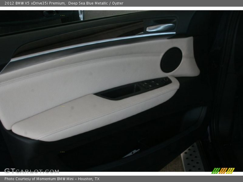 Deep Sea Blue Metallic / Oyster 2012 BMW X5 xDrive35i Premium
