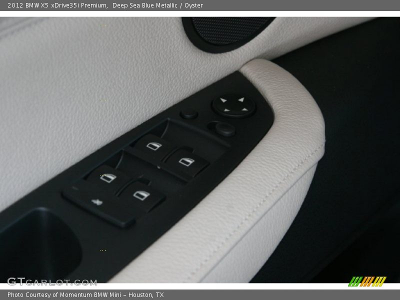 Deep Sea Blue Metallic / Oyster 2012 BMW X5 xDrive35i Premium