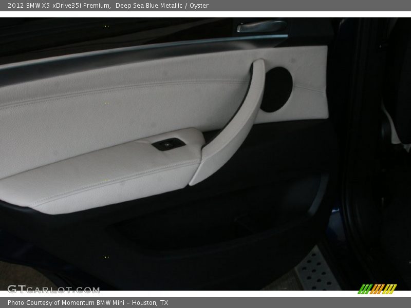 Deep Sea Blue Metallic / Oyster 2012 BMW X5 xDrive35i Premium