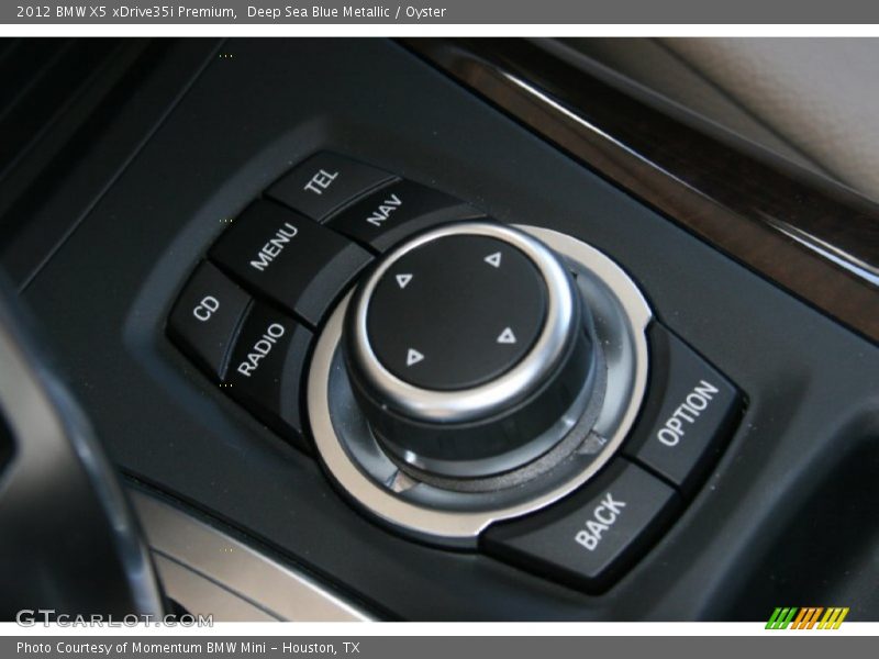 Deep Sea Blue Metallic / Oyster 2012 BMW X5 xDrive35i Premium