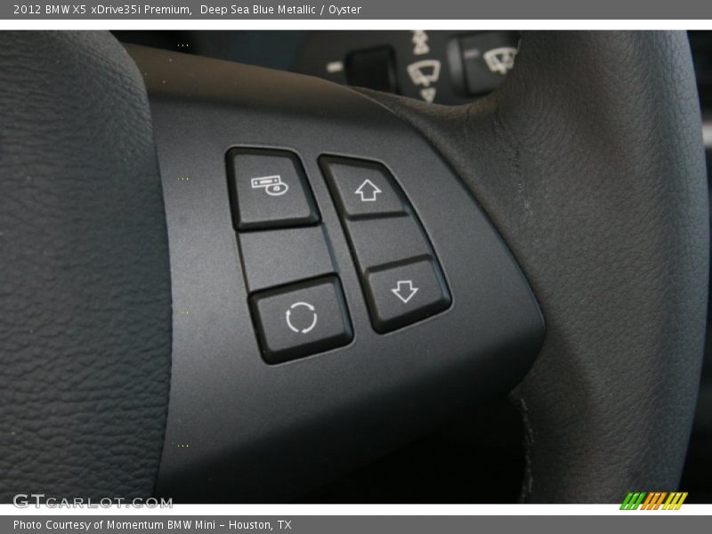 Deep Sea Blue Metallic / Oyster 2012 BMW X5 xDrive35i Premium