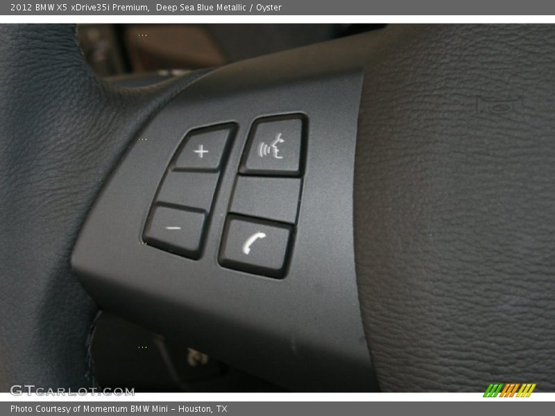 Deep Sea Blue Metallic / Oyster 2012 BMW X5 xDrive35i Premium