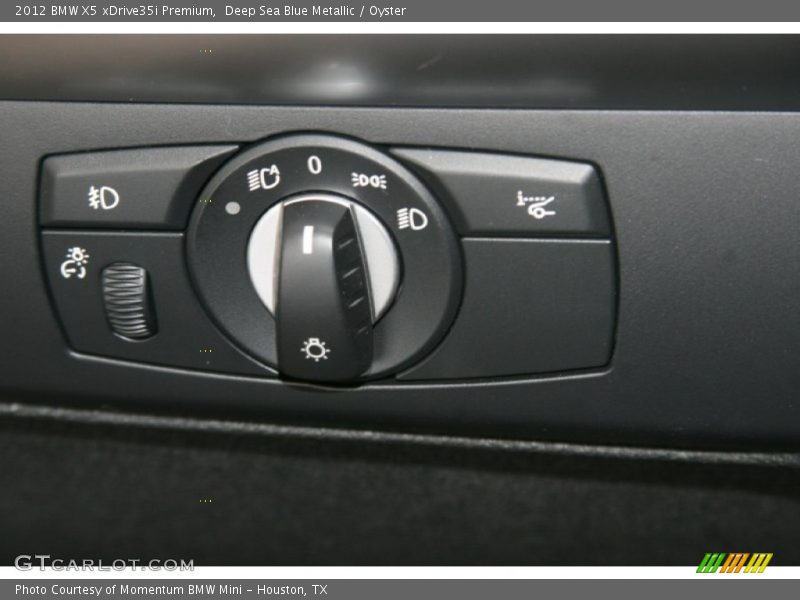 Deep Sea Blue Metallic / Oyster 2012 BMW X5 xDrive35i Premium