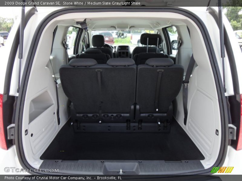 Stone White / Medium Slate Gray/Light Shale 2009 Dodge Grand Caravan SE