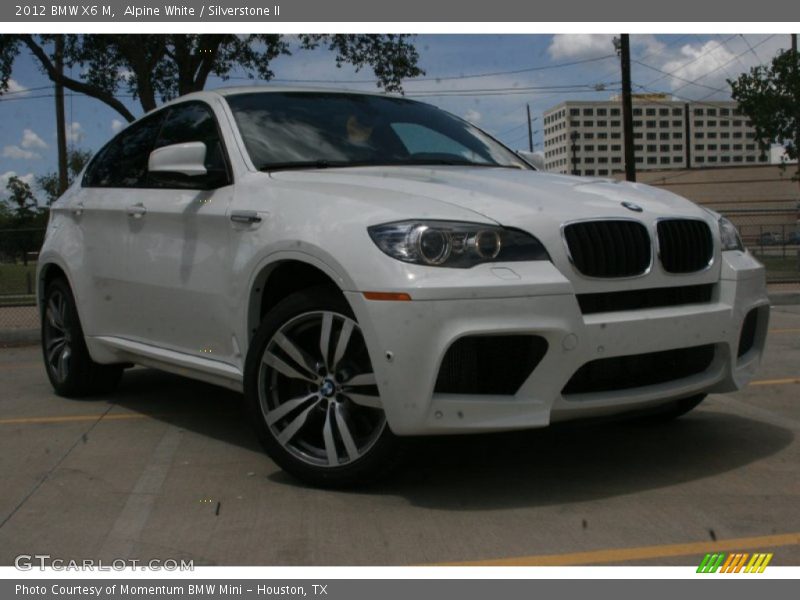 Alpine White / Silverstone II 2012 BMW X6 M