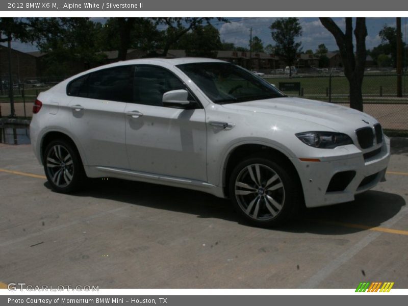 Alpine White / Silverstone II 2012 BMW X6 M