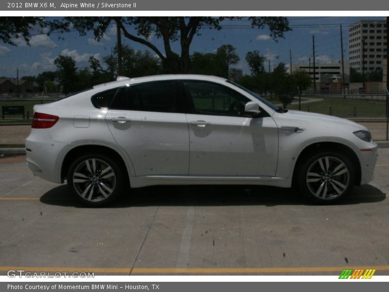 Alpine White / Silverstone II 2012 BMW X6 M