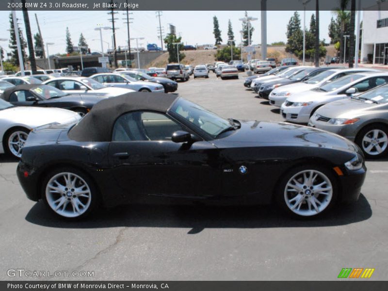 Jet Black / Beige 2008 BMW Z4 3.0i Roadster