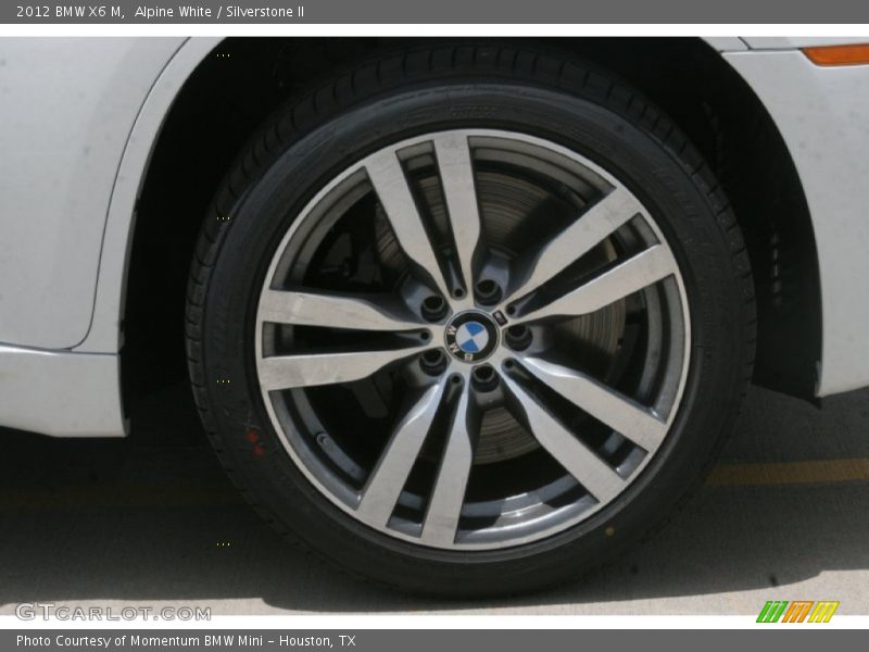 Alpine White / Silverstone II 2012 BMW X6 M