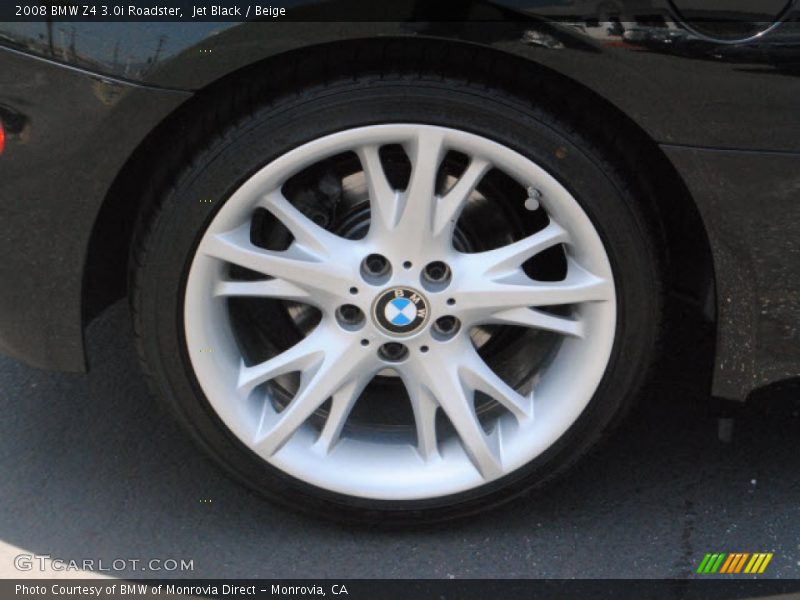 Jet Black / Beige 2008 BMW Z4 3.0i Roadster