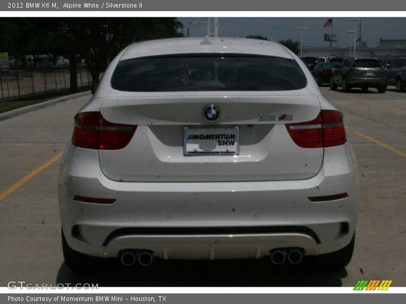 Alpine White / Silverstone II 2012 BMW X6 M