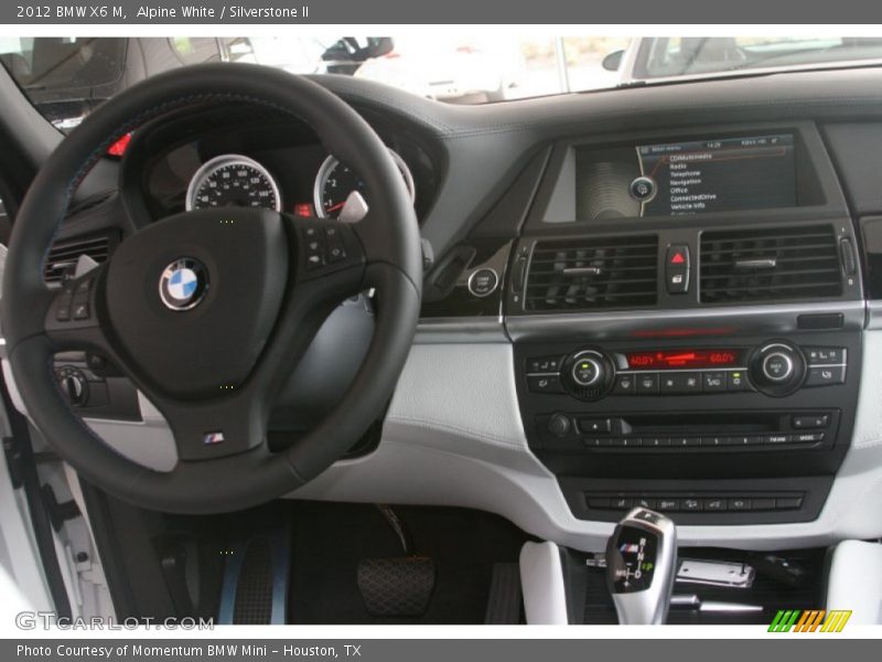 Dashboard of 2012 X6 M 