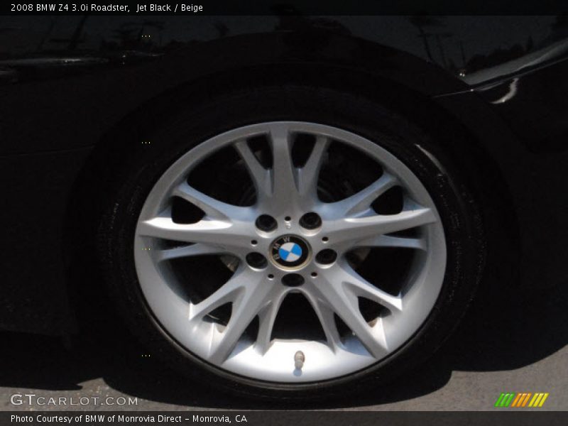 Jet Black / Beige 2008 BMW Z4 3.0i Roadster