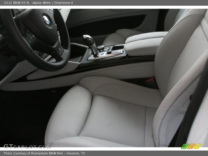 Alpine White / Silverstone II 2012 BMW X6 M