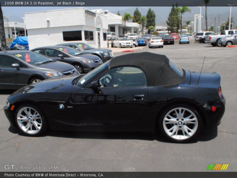 Jet Black / Beige 2008 BMW Z4 3.0i Roadster