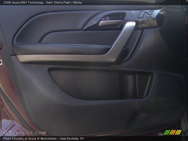 Dark Cherry Pearl / Ebony 2008 Acura MDX Technology