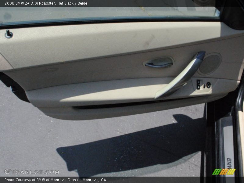 Jet Black / Beige 2008 BMW Z4 3.0i Roadster