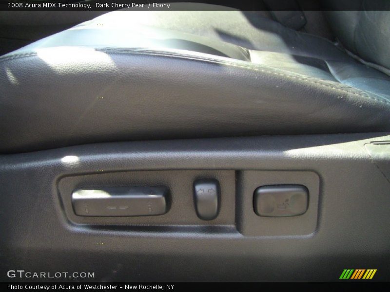Dark Cherry Pearl / Ebony 2008 Acura MDX Technology