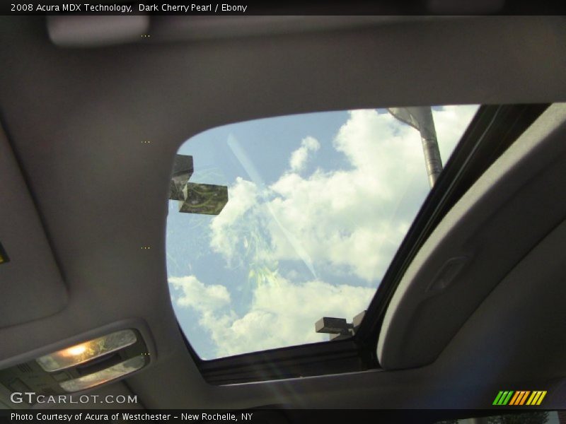 Dark Cherry Pearl / Ebony 2008 Acura MDX Technology