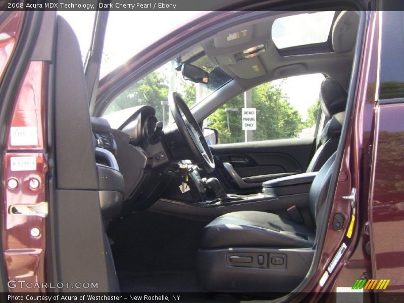 Dark Cherry Pearl / Ebony 2008 Acura MDX Technology