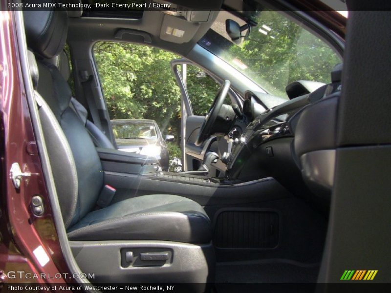 Dark Cherry Pearl / Ebony 2008 Acura MDX Technology