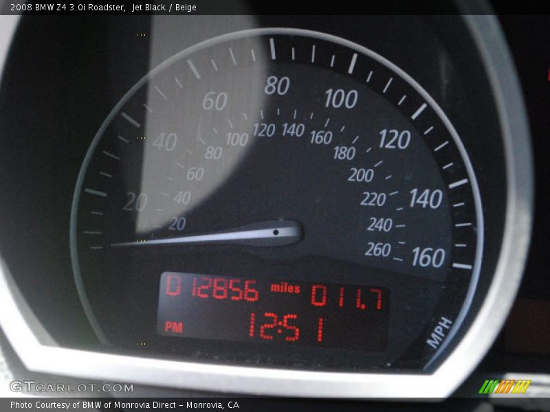 Jet Black / Beige 2008 BMW Z4 3.0i Roadster