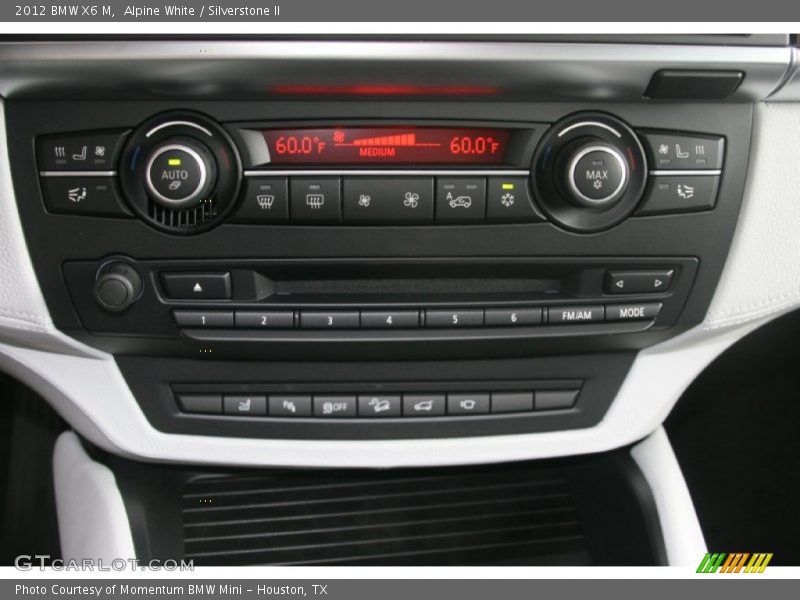 Controls of 2012 X6 M 