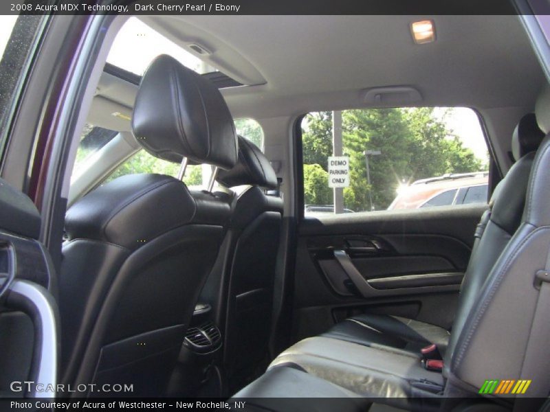 Dark Cherry Pearl / Ebony 2008 Acura MDX Technology